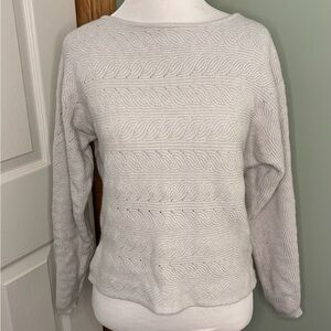 Cyrus Elegant Gray Knit Top